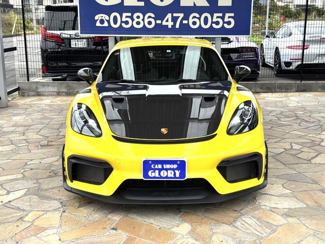 ７１８ケイマン ７１８ケイマンＧＴ４　Ｄ車　新車保証　ＯＰ５４０　ヴァイザッハパッケージ　スポーツクロノＰＫＧ　スポーツエキゾースト　ＰＣＣＢ　ライトデザインパッケージ　ＢＯＳＥサウンド　カーボンウィンドウトライアングルトリム　Ｆリフター（5枚目）