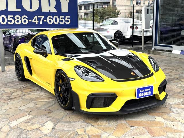 ７１８ケイマン ７１８ケイマンＧＴ４　Ｄ車　新車保証　ＯＰ５４０　ヴァイザッハパッケージ　スポーツクロノＰＫＧ　スポーツエキゾースト　ＰＣＣＢ　ライトデザインパッケージ　ＢＯＳＥサウンド　カーボンウィンドウトライアングルトリム　Ｆリフター（7枚目）