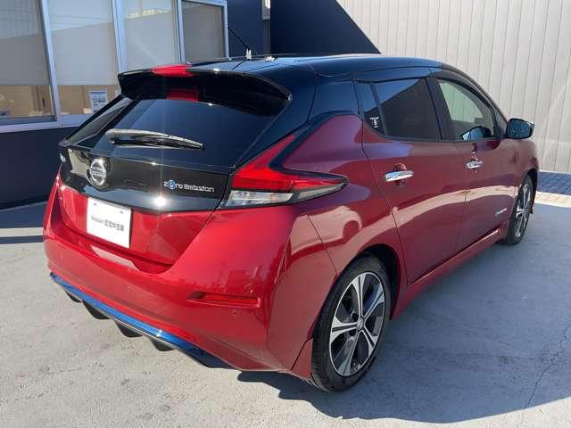 リーフ Ｘ　１０万台記念車　メーカーナビ　バックカメラ　アダプティブクルーズコントロール　ナビＴＶ　Ｂカメラ　レーンキープアシスト　衝突軽減ブレーキ　ＬＥＤヘッド　ドラレコ　キーフリー　イモビライザー　インテリジェントキー　ＥＴＣ　メモリナビ　記録簿（2枚目）