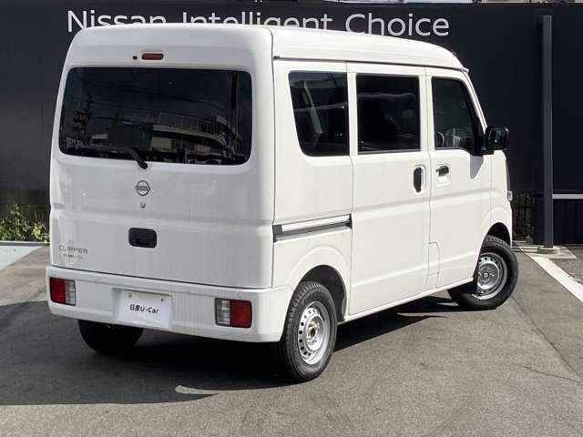クリッパーバン 660 DX ハイルーフ 雹害車 ラジオデッキ キーレス デュアルカメラブレーキサポート ワンオーナー リモコンキー エアコン 運転席エアバッグ パワーウィンドウ Wエアバッグ パワーステアリング ABS レーンキープ iストップ(2枚目)