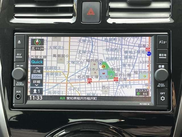 マーチ １．２　ボレロ　日産純正ナビ　バックモニター　ＥＴＣ　ダブルエアバック　ワンオ－ナ－車　メンテナンスノート　ナビＴＶ　アイドリングＳ　パワーステアリング　パワーウィンドウ　メモリーナビ　アルミ付き　キーレス　スマートキー　ＥＴＣ　車線逸脱警報　ＡＢＳ（5枚目）