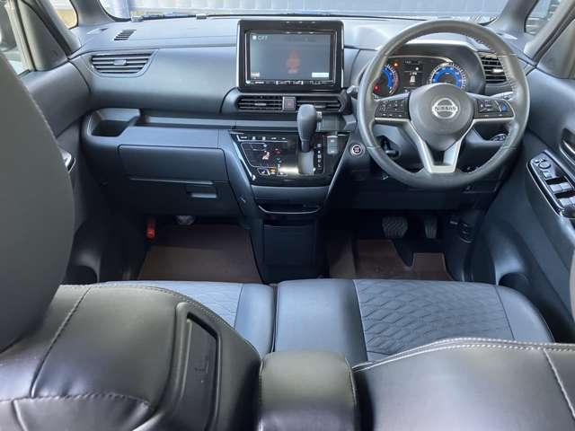 ルークス ６６０　ハイウェイスターＧターボ　アーバンクロム　プロパイロット　エディション　社外ナビ　全方位モニター　シートヒーター　インテリジェントキー　アルミホイール　記録簿　レーダークルーズコントロール　ＬＥＤヘッドライト　アイドリングストップ　サイドカメラ　レーンキープアシスト　メモリーナビ　エアコン　エアバッグ　キーレス（4枚目）