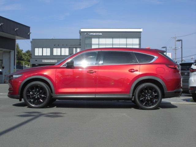 CX-8 25S ブラックトーンエディション 衝突被害軽減システム アダプティブクルーズコントロール 全周囲カメラ オートマチックハイビーム 3列シート 電動シート シートヒーター バックカメラ オートライト LEDヘッドランプ ETC(3枚目)