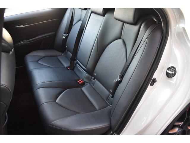 カムリ ＷＳレザーパッケージ　ＧＲエアロＷＯＲＫ１９ＡＷ車高調外４本出しマフラーパノラマルーフ外ＬＥＤテール外３眼ＬＥＤヘッドＢＳＭ純正ＤオーディオナビＴＶＢカメラ黒革シートシートヒーターＴセーフティ外ドラレコ付きＤインナーミラー（14枚目）