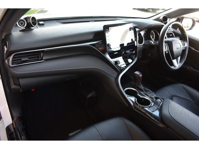 カムリ ＷＳレザーパッケージ　ＧＲエアロＷＯＲＫ１９ＡＷ車高調外４本出しマフラーパノラマルーフ外ＬＥＤテール外３眼ＬＥＤヘッドＢＳＭ純正ＤオーディオナビＴＶＢカメラ黒革シートシートヒーターＴセーフティ外ドラレコ付きＤインナーミラー（15枚目）