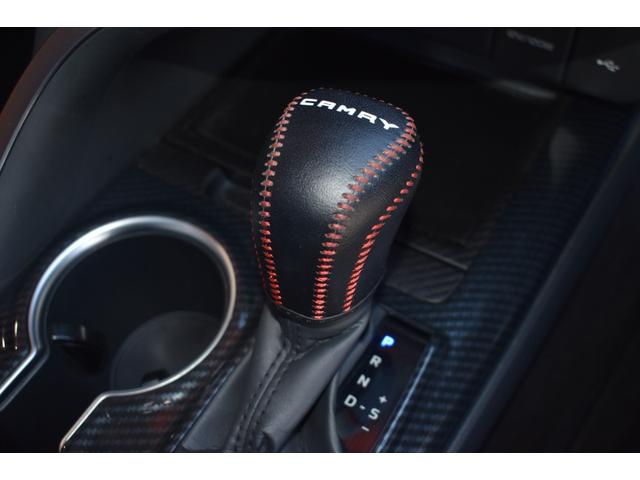 カムリ ＷＳレザーパッケージ　ＧＲエアロＷＯＲＫ１９ＡＷ車高調外４本出しマフラーパノラマルーフ外ＬＥＤテール外３眼ＬＥＤヘッドＢＳＭ純正ＤオーディオナビＴＶＢカメラ黒革シートシートヒーターＴセーフティ外ドラレコ付きＤインナーミラー（54枚目）