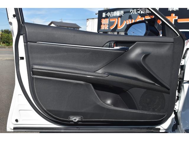 カムリ ＷＳレザーパッケージ　ＧＲエアロＷＯＲＫ１９ＡＷ車高調外４本出しマフラーパノラマルーフ外ＬＥＤテール外３眼ＬＥＤヘッドＢＳＭ純正ＤオーディオナビＴＶＢカメラ黒革シートシートヒーターＴセーフティ外ドラレコ付きＤインナーミラー（75枚目）
