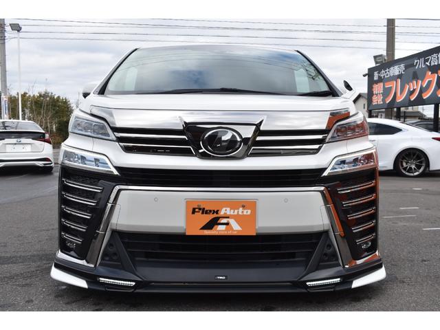 ヴェルファイア ２．５Ｚ　Ｇエディション　ＴＲＤ仕様新品ＷＯＲＫ２０ＡＷ車高調４本出しマフラーサンルーフ３眼ＬＥＤヘッドＬＥＤフォグアルパイン１１ｉｎナビＴＶＢカメラ１２ｉｎ後席モニター黒革エアシート両側パワスラパワーバックドアＴセーフティー（3枚目）