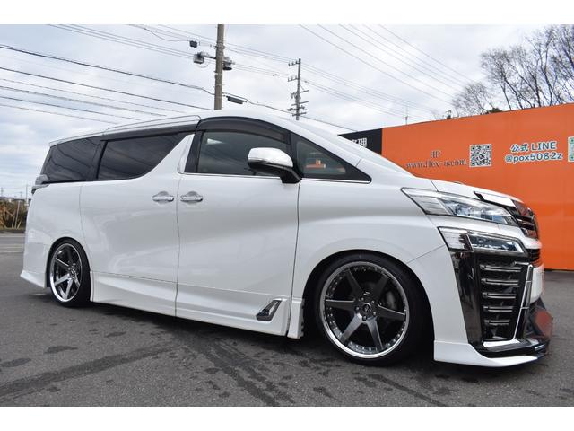 ヴェルファイア ２．５Ｚ　Ｇエディション　ＴＲＤ仕様新品ＷＯＲＫ２０ＡＷ車高調４本出しマフラーサンルーフ３眼ＬＥＤヘッドＬＥＤフォグアルパイン１１ｉｎナビＴＶＢカメラ１２ｉｎ後席モニター黒革エアシート両側パワスラパワーバックドアＴセーフティー（7枚目）