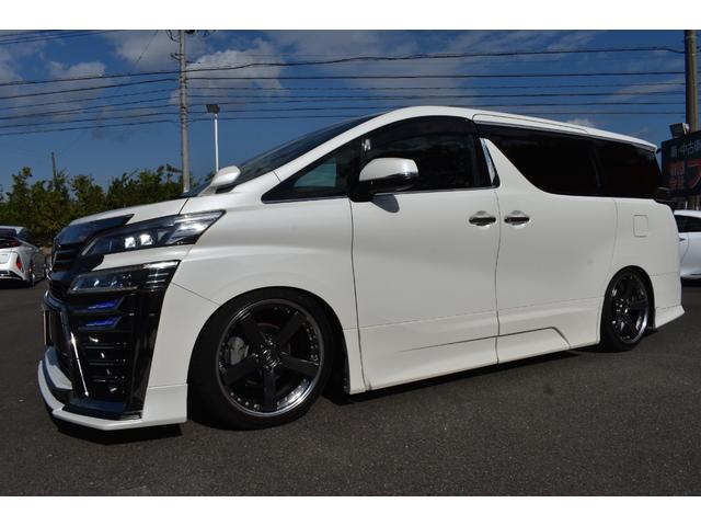ヴェルファイア 2.5Z Gエディション アドミレーション仕様WORK20AW車高調4本出しマフラーWSR3眼LEDヘッドシグネチャーイルミBSMアルパイン11inナビTVBカメラ12in後席モニター黒革エアシート両側パワスラDインナーミラー(8枚目)