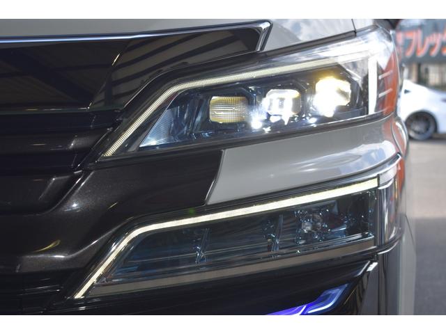ヴェルファイア 2.5Z Gエディション アドミレーション仕様WORK20AW車高調4本出しマフラーWSR3眼LEDヘッドシグネチャーイルミBSMアルパイン11inナビTVBカメラ12in後席モニター黒革エアシート両側パワスラDインナーミラー(23枚目)