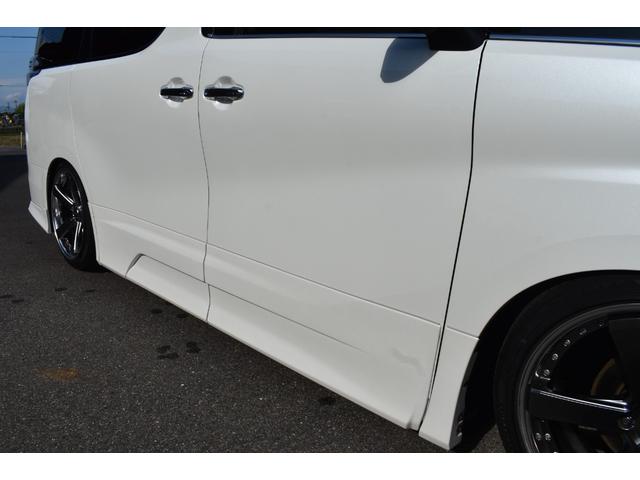 ヴェルファイア 2.5Z Gエディション アドミレーション仕様WORK20AW車高調4本出しマフラーWSR3眼LEDヘッドシグネチャーイルミBSMアルパイン11inナビTVBカメラ12in後席モニター黒革エアシート両側パワスラDインナーミラー(32枚目)