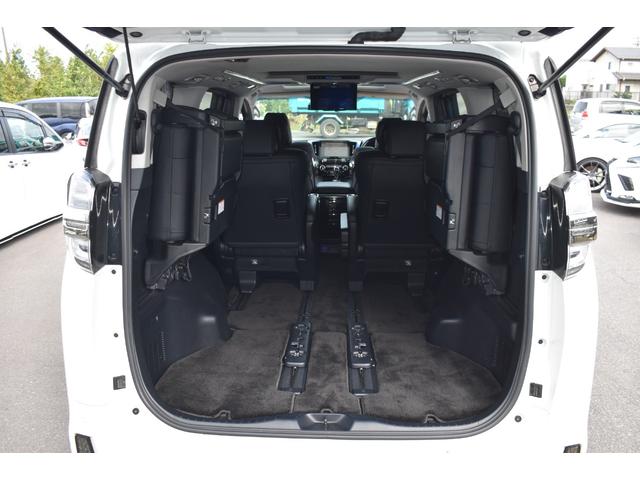 ヴェルファイア 2.5Z Gエディション アドミレーション仕様WORK20AW車高調4本出しマフラーWSR3眼LEDヘッドシグネチャーイルミBSMアルパイン11inナビTVBカメラ12in後席モニター黒革エアシート両側パワスラDインナーミラー(78枚目)