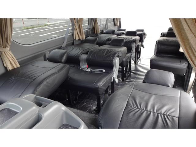 ハイエースワゴン グランドキャビン　ワンオーナー・パワースライド・リクライニング対策済・レザー調シートカバー・コーナーソナ・１６インチデイトナホイール・純正ナビ・バックカメラ・リヤフリップダウンモニター・当社オリジナルフロアーカーペット（32枚目）
