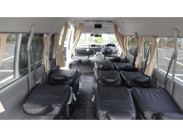 ハイエースワゴン グランドキャビン　ワンオーナー・パワースライド・リクライニング対策済・レザー調シートカバー・コーナーソナ・１６インチデイトナホイール・純正ナビ・バックカメラ・リヤフリップダウンモニター・当社オリジナルフロアーカーペット（36枚目）