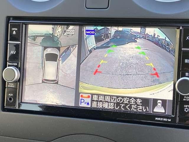 X アラウンドビューモニター 踏み間違い防止 エマージェンシーブレーキ コーナーセンサー ハイビームアシスト インテリジェントルームミラー ステアリングスイッチ アイドリングストップ(8枚目)