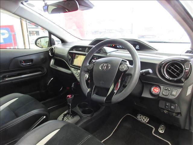 アクア G G’s 純正ナビ フルセグTV バックカメラ ETC トヨタセーフティセンス クルコン プッシュスタート オートライト フォグランプ 前後ドラレコ LEDヘッドライト(19枚目)