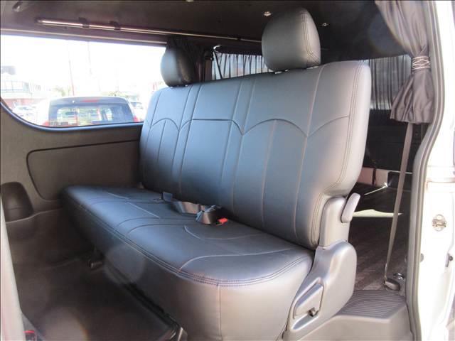 ハイエースバン ディーセル　スーパーＧＬ　ダークプライムＩＩ　純正ナビ　フルセグＴＶ　バックカメラ　ＴＲＤフロントスポイラー　Ｖｅｈｉｃｌｅ　フロアマット・虫除けネット　ホクトレーシング１６インチＡＷ　純正エンジンスターターリモコン　純正カーテンセット（38枚目）