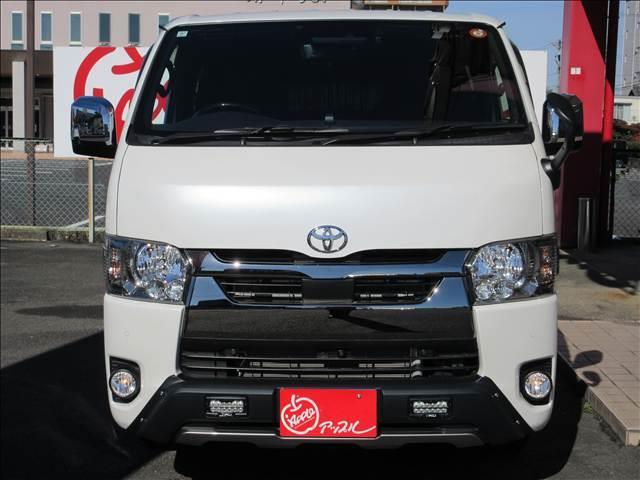 ハイエースバン ディーセル　スーパーＧＬ　ダークプライムＩＩ　純正ナビ　フルセグＴＶ　バックカメラ　ＴＲＤフロントスポイラー　Ｖｅｈｉｃｌｅ　フロアマット・虫除けネット　ホクトレーシング１６インチＡＷ　純正エンジンスターターリモコン　純正カーテンセット（57枚目）