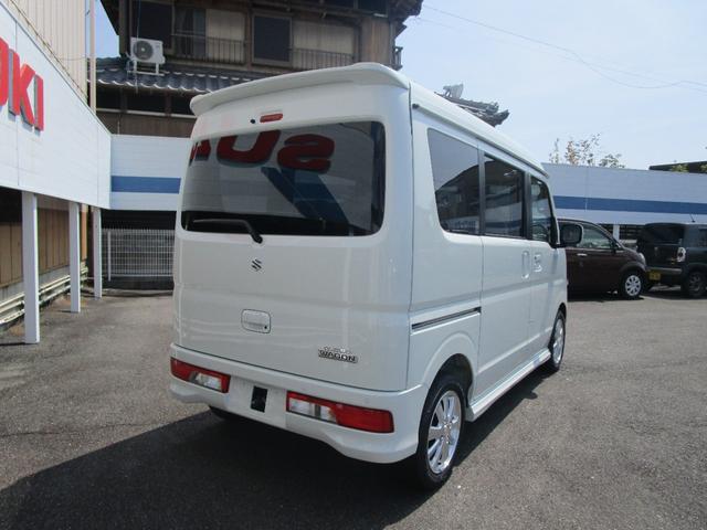 エブリイワゴン PZターボスペシャル ハイルーフ デュアルカメラブレーキサポート 誤発進抑制機能 車線逸脱抑制機能 ハイビームアシスト LEDライト リヤパーキングセンサー オートエアコン 両側電動スライドドア 新車メーカー保証(8枚目)