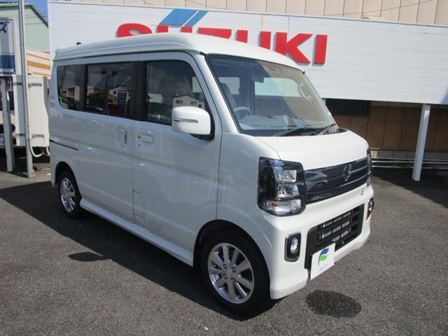 エブリイワゴン PZターボスペシャル ハイルーフ バックアイカメラ付きディスプレイオーディオ 両側電動スライドドア 電動オートステップ デュアルカメラブレーキサポート ふらつき警報機能 ハイビームアシスト 誤発進抑制機能 新車メーカー保証(6枚目)