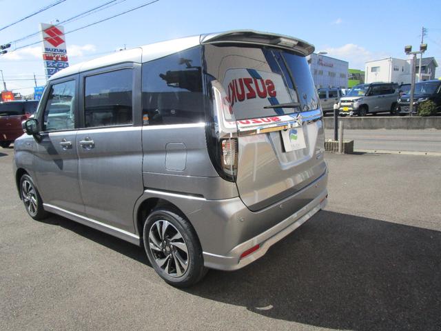 ソリオバンディット ハイブリッドMV 全方位カメラ ナビ ETC ドラレコ 衝突被害軽減システム デュアルセンサーブレーキサポート パーキングセンサー 電動パーキングブレーキ サーキュレータ サンシェード パーソナルテーブル メーカー保証(17枚目)