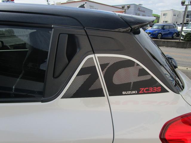 スイフトスポーツ ＺＣ３３Ｓ　ファイナルエディション　ナビ　バックカメラ　衝突被害軽減システム　デュアルセンサーブレーキサポート　ふらつき警報機能　ハイビームアシスト　先行車発進お知らせ機能　ＵＶカットガラス　パワーステアリング（7枚目）