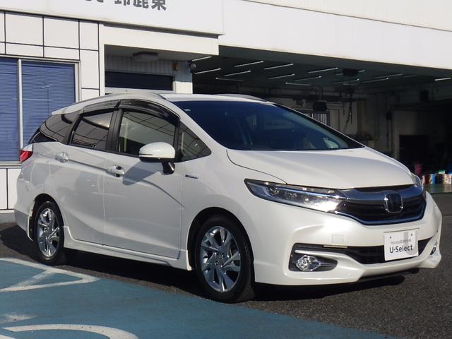 シャトル ハイブリッドＺホンダセンシング　社外ナビＡＶＮＤ８　ＥＴＣ　前社外ドラレコ　シートヒーター　純正アルミ　バックモニター　衝突軽減ブレーキ　ＬＥＤヘッドライト（5枚目）