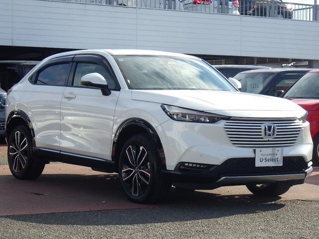 ヴェゼル ｅ：ＨＥＶＺ　ホンダコネクトナビ　ＥＴＣ　前後純正ドラレコ　シートヒーター　マルチビューカメラ　衝突軽減ブレーキ　バックモニター　パワーテールゲート（5枚目）