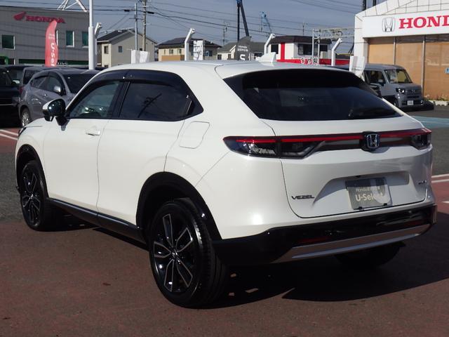 ヴェゼル ｅ：ＨＥＶＺ　ホンダコネクトナビ　ＥＴＣ　前後純正ドラレコ　シートヒーター　マルチビューカメラ　衝突軽減ブレーキ　バックモニター　パワーテールゲート（9枚目）