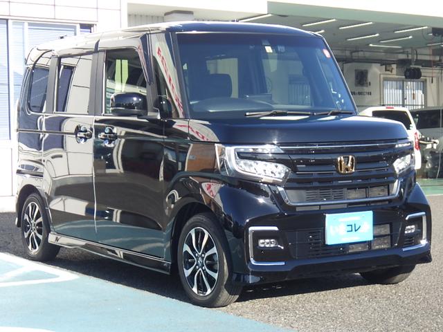 Ｎ－ＢＯＸカスタム Ｌスタイル＋ブラック　いまコレ＋新品フロアマット　純正９インチナビＬＸＵ－２３７ＮＢｉ　ＥＴＣ　純正３カメラドラレコ　シートヒーター　両側電動スライドドア　ＬＥＤヘッドライト　衝突軽減ブレーキ　Ｂｌｕｅｔｏｏｔｈ接続可（5枚目）