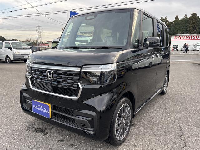 Ｎ－ＢＯＸカスタム ターボ　届出済未使用車　ターボ車　ホンダセンシング　両側パワースライドドア　前席シートヒーター　ハーフレザーシート　バックカメラ　ＬＥＤヘッドライト　ＡＣＣ　純正アルミ　オートハイビーム　スマートキー２個（2枚目）