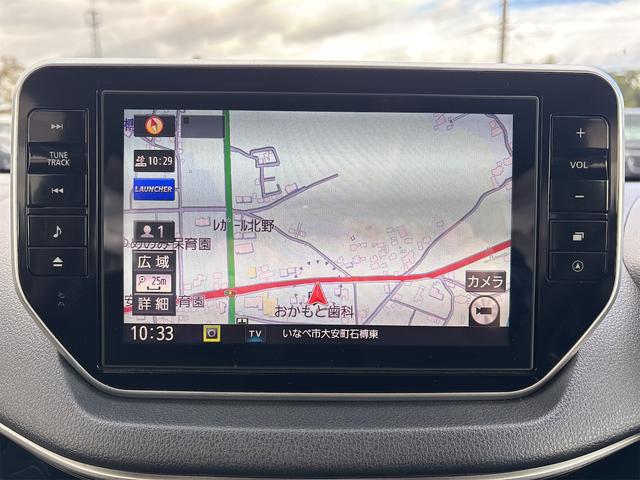 純正8インチナビ『NSZN−X68D』付。フルセグTVやDVDも視聴可能です。Bluetoothも使えます。