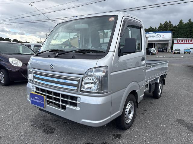 キャリイトラック KCエアコン・パワステ 4WD 5速ミッション車 エアコン パワステ オートライト 純正ラジオ 純正ドアバイザー ABS 荷台ゴムマット ゲートプロテクター 横滑り防止 フロアラバーマット 運転席・助手席エアバッグ(2枚目)