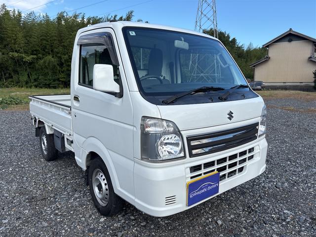 キャリイトラック KCスペシャル 走校距離少ない オートマ車 エアコン パワステ パワーウィンドウ 荷台マット ゲートプロテクター キーレス フロアラバーマット ドアバイザー エアバッグ AN/FMラジオデッキ(4枚目)