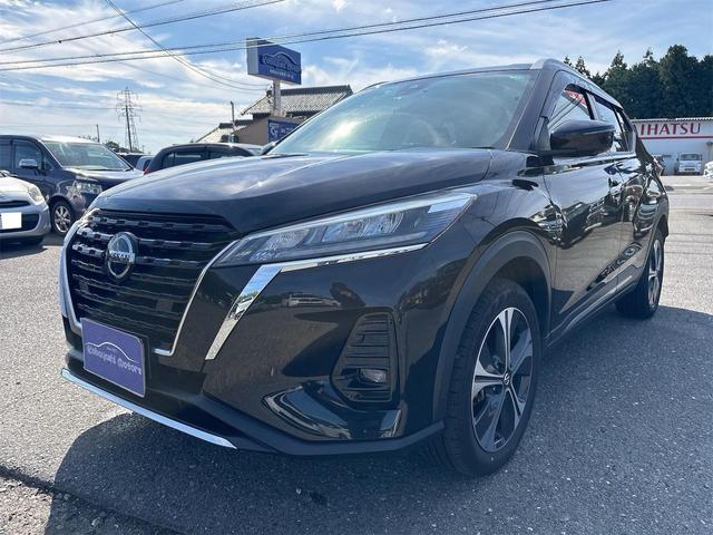 キックス X ツートーンインテリアエディション エマージェンシーブレーキ 純正9インチナビ 地デジTV BT デジタルインナーミラー アラウンドビューモニター プロパイロット ETC2.0 前後ドラレコ レザーシート シート&ハンドルヒーター(2枚目)