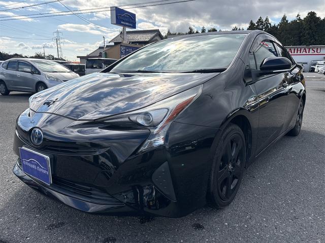 プリウス Ｓツーリングセレクション　セーフティセンス　純正９インチナビ　フルセグＴＶ　Ｂｌｕｅｔｏｏｔｈ　バックカメラ　ＥＴＣ　クルコン　ＬＥＤヘッドライト　前席シートヒーター　前後ドラレコ　レザーシート　純正アルミ　スマートキー２個（2枚目）