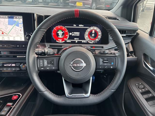 オーラ ニスモ　エマージェンシーブレーキ　純正９インチナビ　地デジＴＶ　ＢＴ　アラウンドビューモニター　プロパイロット　デジタルインナーミラー　ドラレコ　ＥＴＣ２．０　ワイヤレス充電　前席シート＆ステアリングヒーター（28枚目）