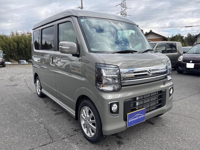 エブリイワゴン ＰＺターボスペシャル　ハイルーフ　届出済未使用車　デュアルカメラブレーキサポート　ターボ　純正ディスプレイオーディオ　ＢＴ　リヤカメラ　両側電動スライドドア　シートヒーター　ＬＥＤヘッドライト　オートハイビーム　純正ＡＷ（4枚目）