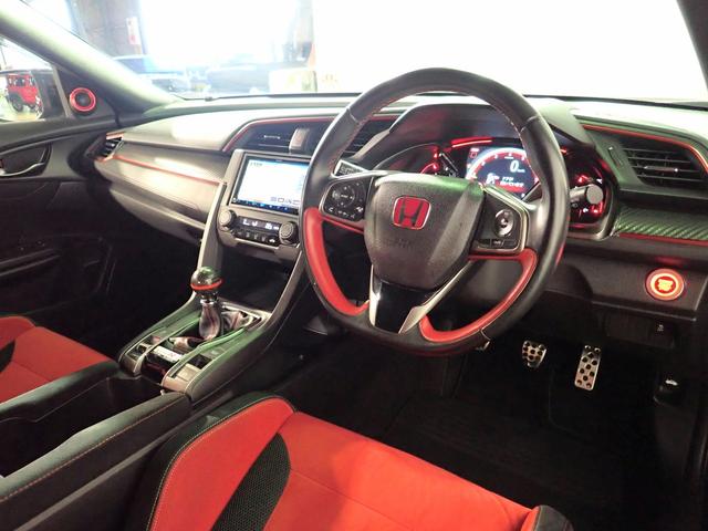 シビック タイプR 6速マニュアル 社外7インチナビ フルセグTV CD&DVD再生 ブルートゥース バックカメラ ETC車載器 LEDオートライト 禁煙車 無限シフトノブ クルーズコントロール 純正20AW(22枚目)