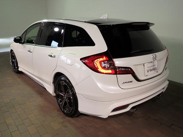 ジェイド RS・ホンダセンシング 純正メモリー8インチナビ CD&DVD再生 ブルートゥース バックカメラ ETC車載器 LEDオートライト ドラレコ 禁煙車 無限マフラー&エアロ コンビシート パドルシフト ホンダセンシング(34枚目)