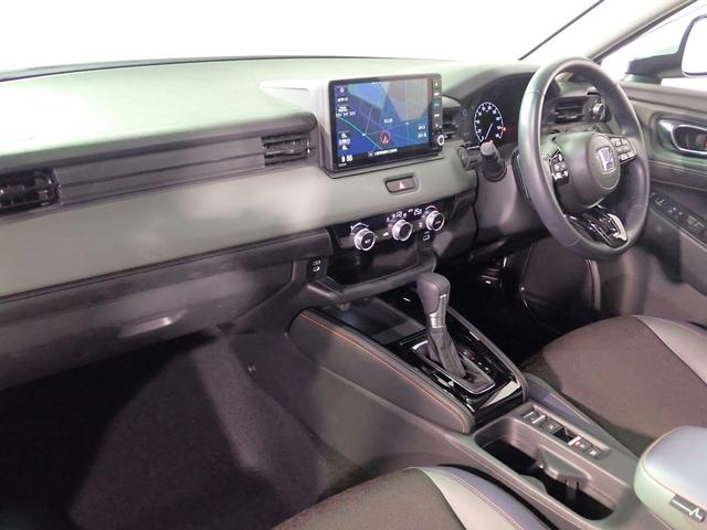 ヴェゼル e:HEVX・HuNTパッケージ ギャザズ9インチディスプレイナビ フルセグTV ブルートゥース Bカメラ ETC車載器 ワンオーナー LEDオートライト パーキングセンサー パドルシフト Hセンシング ルーフレール ハーフレザーS(25枚目)