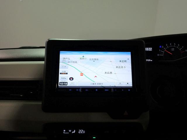 Ｎ－ＢＯＸ Ｌ　社外メモリーナビ　フルセグＴＶ　ＣＤ＆ＤＶＤ再生　ブルートゥース　バックカメラ　ＥＴＣ車載器　両側電動スライドドア　Ｓヒーター　ＬＥＤオートライト　ワンオーナー　パーキングセンサー　ドラレコ前後（7枚目）