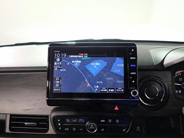 Ｎ－ＯＮＥ プレミアムツアラー　ギャザズ８インチメモリーナビ　フルセグＴＶ　ブルートゥース　バックカメラ　ＥＴＣ車載器　ハーフレザーＳ　ＬＥＤオートライト　禁煙車　パーキングセンサー　シートヒーター　純正エンジンスターター（8枚目）