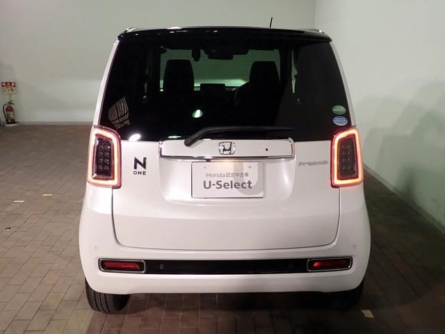 Ｎ－ＯＮＥ プレミアムツアラー　ギャザズ８インチメモリーナビ　フルセグＴＶ　ブルートゥース　バックカメラ　ＥＴＣ車載器　ハーフレザーＳ　ＬＥＤオートライト　禁煙車　パーキングセンサー　シートヒーター　純正エンジンスターター（35枚目）