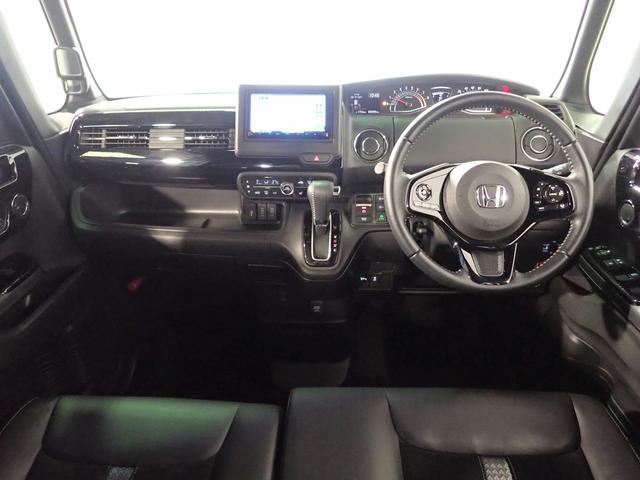 Ｎ－ＢＯＸカスタム Ｌターボ　社外メモリーナビ　ワンセグＴＶ　ＣＤ＆ＤＶＤ再生　ブルートゥース　バックカメラ　両側電動スライドドア　シートヒーター　ＬＥＤオートライト　禁煙車　ハーフレザーシート　パーキングセンサー（24枚目）