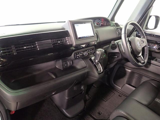 Ｎ－ＢＯＸカスタム Ｌターボ　社外メモリーナビ　ワンセグＴＶ　ＣＤ＆ＤＶＤ再生　ブルートゥース　バックカメラ　両側電動スライドドア　シートヒーター　ＬＥＤオートライト　禁煙車　ハーフレザーシート　パーキングセンサー（25枚目）