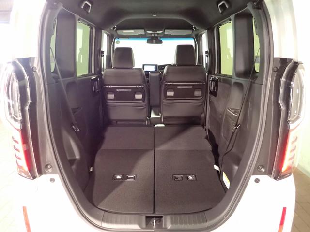 Ｎ－ＢＯＸカスタム Ｌターボ　社外メモリーナビ　ワンセグＴＶ　ＣＤ＆ＤＶＤ再生　ブルートゥース　バックカメラ　両側電動スライドドア　シートヒーター　ＬＥＤオートライト　禁煙車　ハーフレザーシート　パーキングセンサー（29枚目）