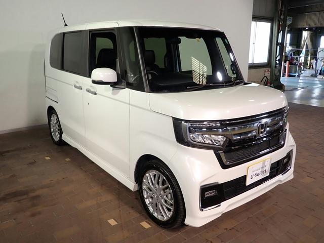 Ｎ－ＢＯＸカスタム Ｌターボ　社外メモリーナビ　ワンセグＴＶ　ＣＤ＆ＤＶＤ再生　ブルートゥース　バックカメラ　両側電動スライドドア　シートヒーター　ＬＥＤオートライト　禁煙車　ハーフレザーシート　パーキングセンサー（31枚目）