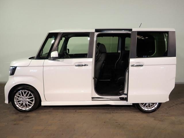 Ｎ－ＢＯＸカスタム Ｌターボ　社外メモリーナビ　ワンセグＴＶ　ＣＤ＆ＤＶＤ再生　ブルートゥース　バックカメラ　両側電動スライドドア　シートヒーター　ＬＥＤオートライト　禁煙車　ハーフレザーシート　パーキングセンサー（33枚目）